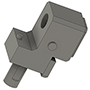 VDI25 FORM T1 RADIAL BORING BAR HOLDER ID=( 1- 1/ 4)" L= 75 mm BACK SET W35